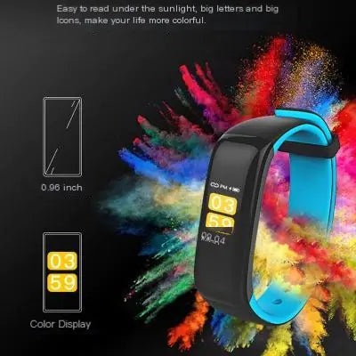 P1 Smart Bracelet with Heart Rate and Step Tracker